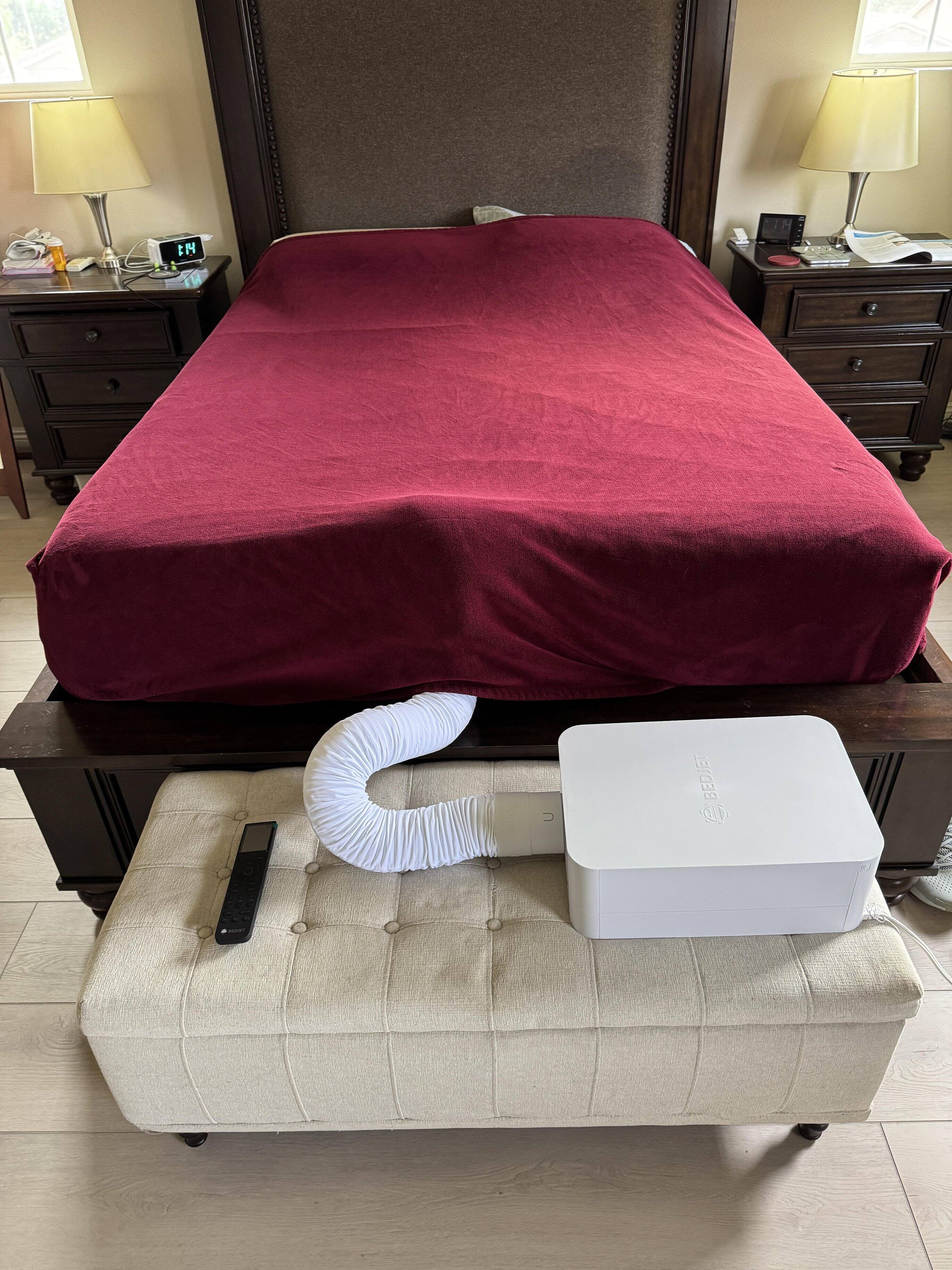 With a blanket and off., click to load a larger version