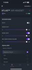 App settings for mic, click to load a larger version
