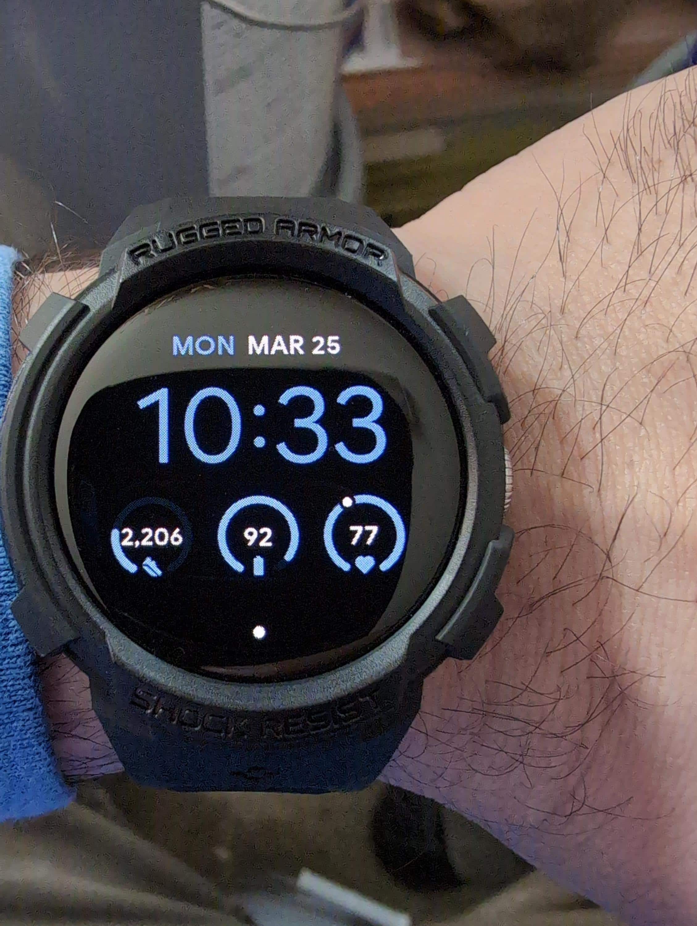 Google Pixel Watch 2 Matte Black Smartwatch with Obsidian Active