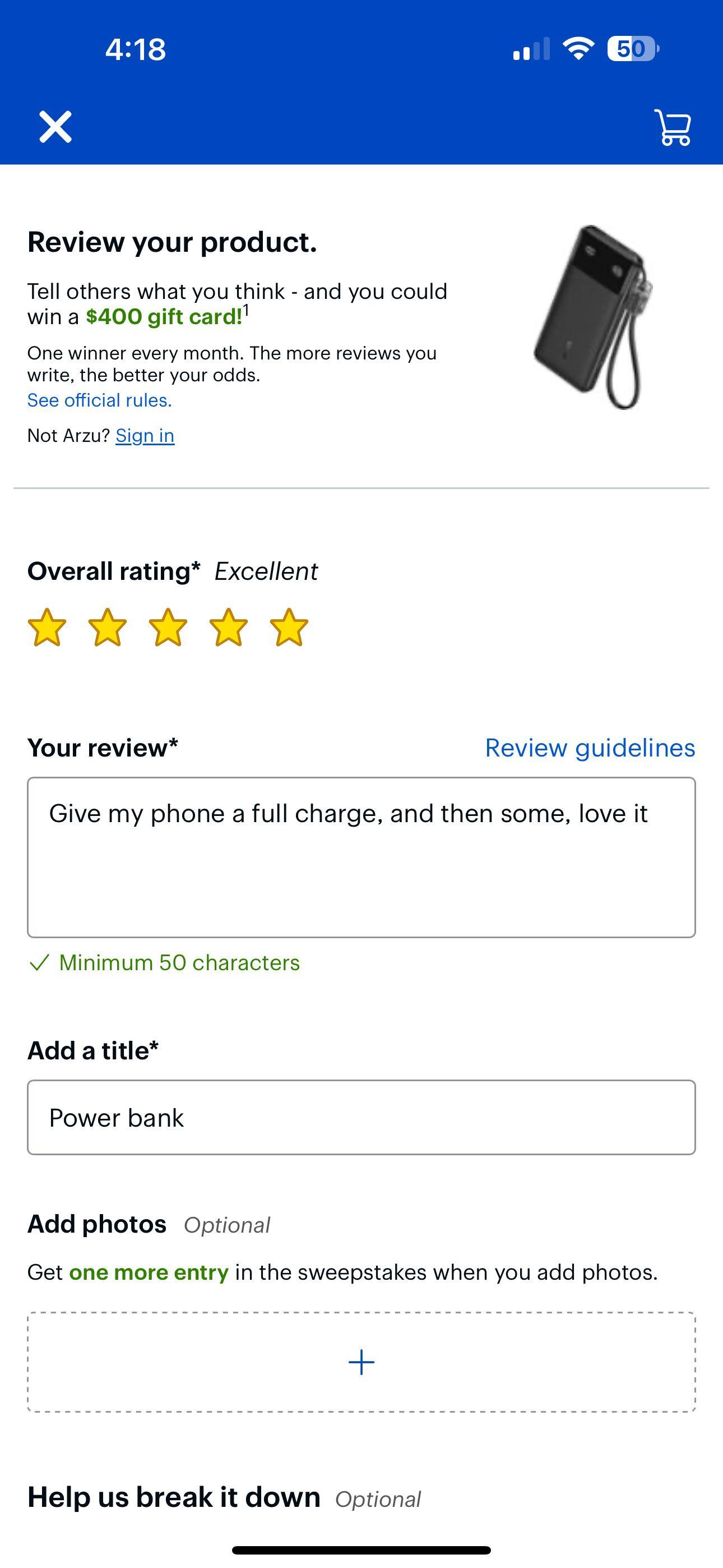 Customer provided, click to load a larger version