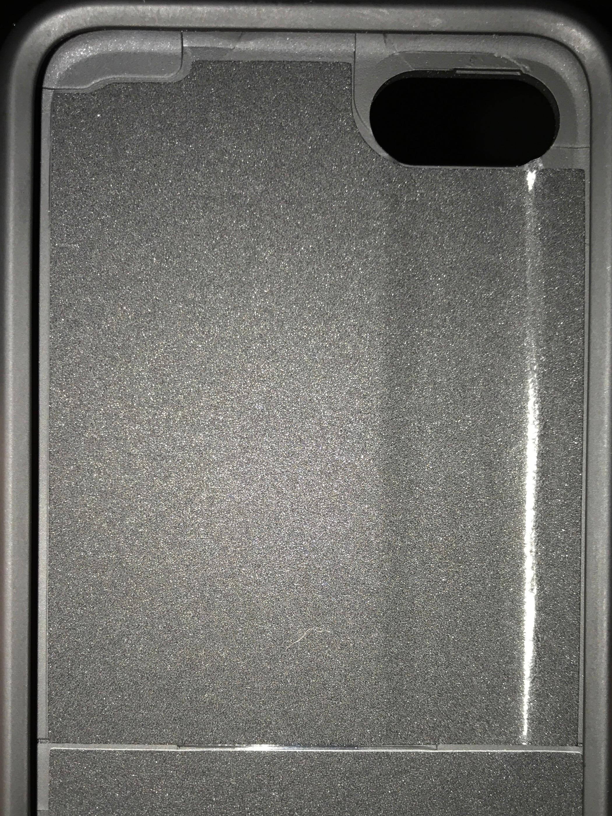 Damage to case from camera lens, click to load a larger version