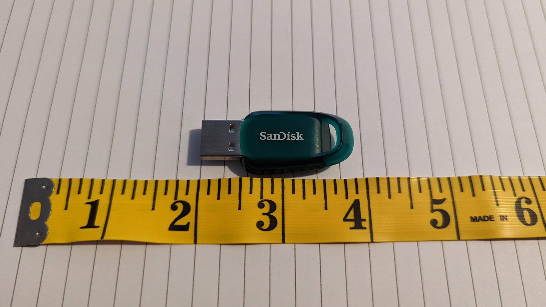 USB length just under 2 inches, click to load a larger version