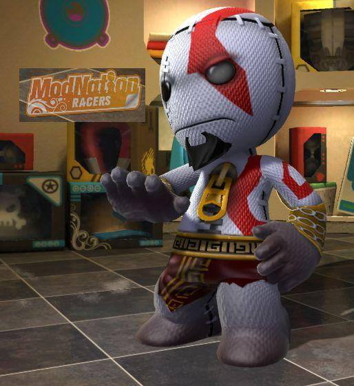 Sack Boy Kratos, click to load a larger version