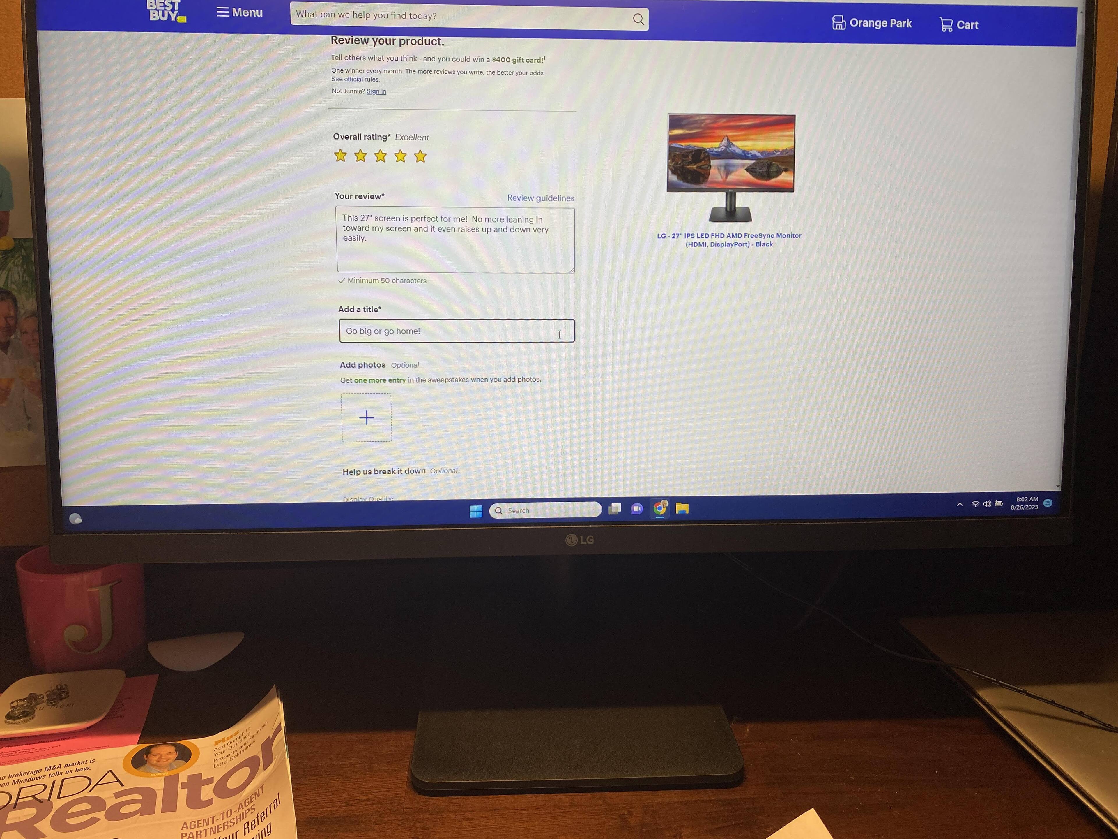 Customer provided, click to load a larger version