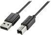 Insignia™ - 6' USB 2.0 A-Male-to-B-Male Cable - Black, click to load a larger version