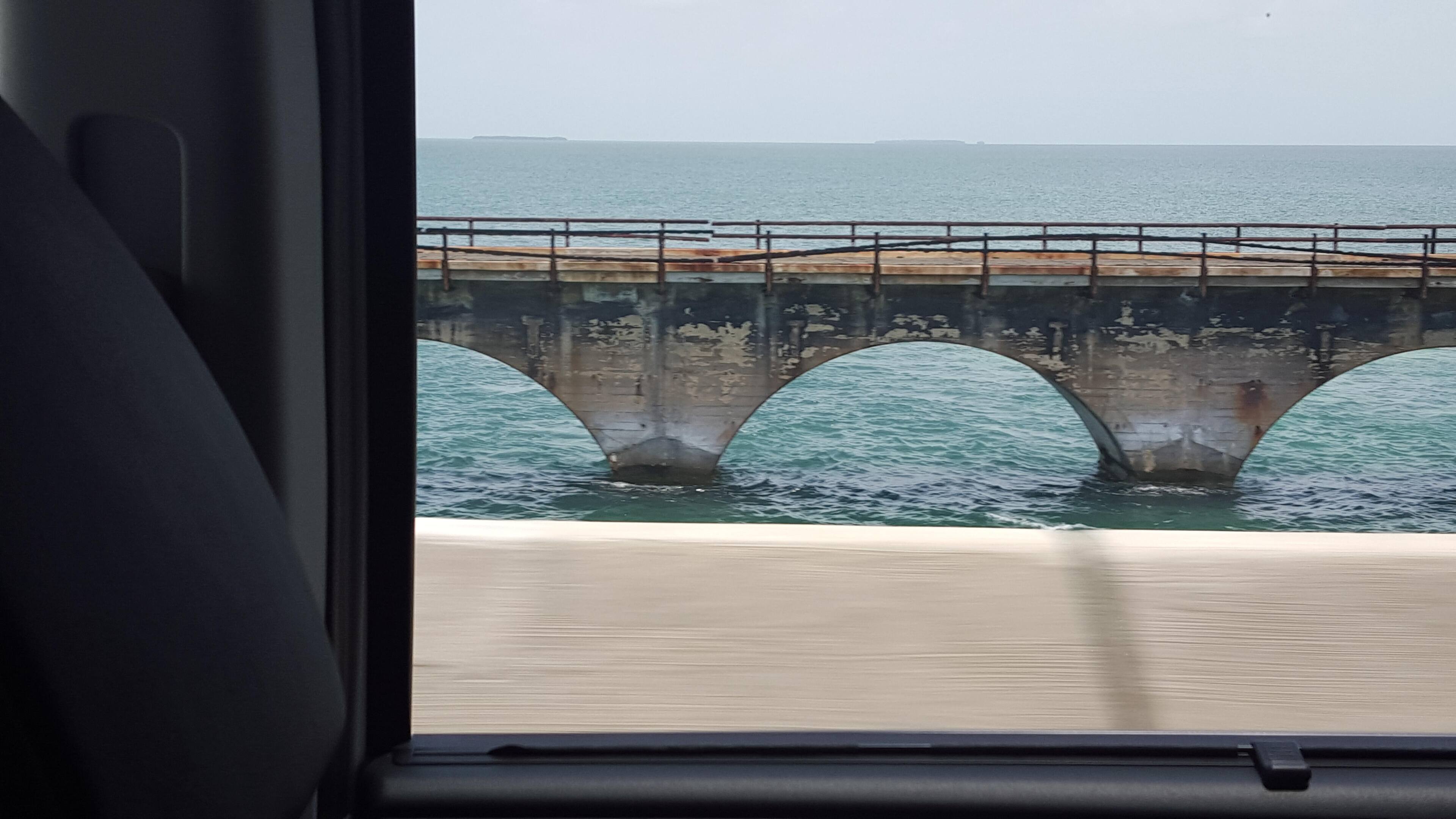 The old Keys bridge taken at high speed, click to load a larger version