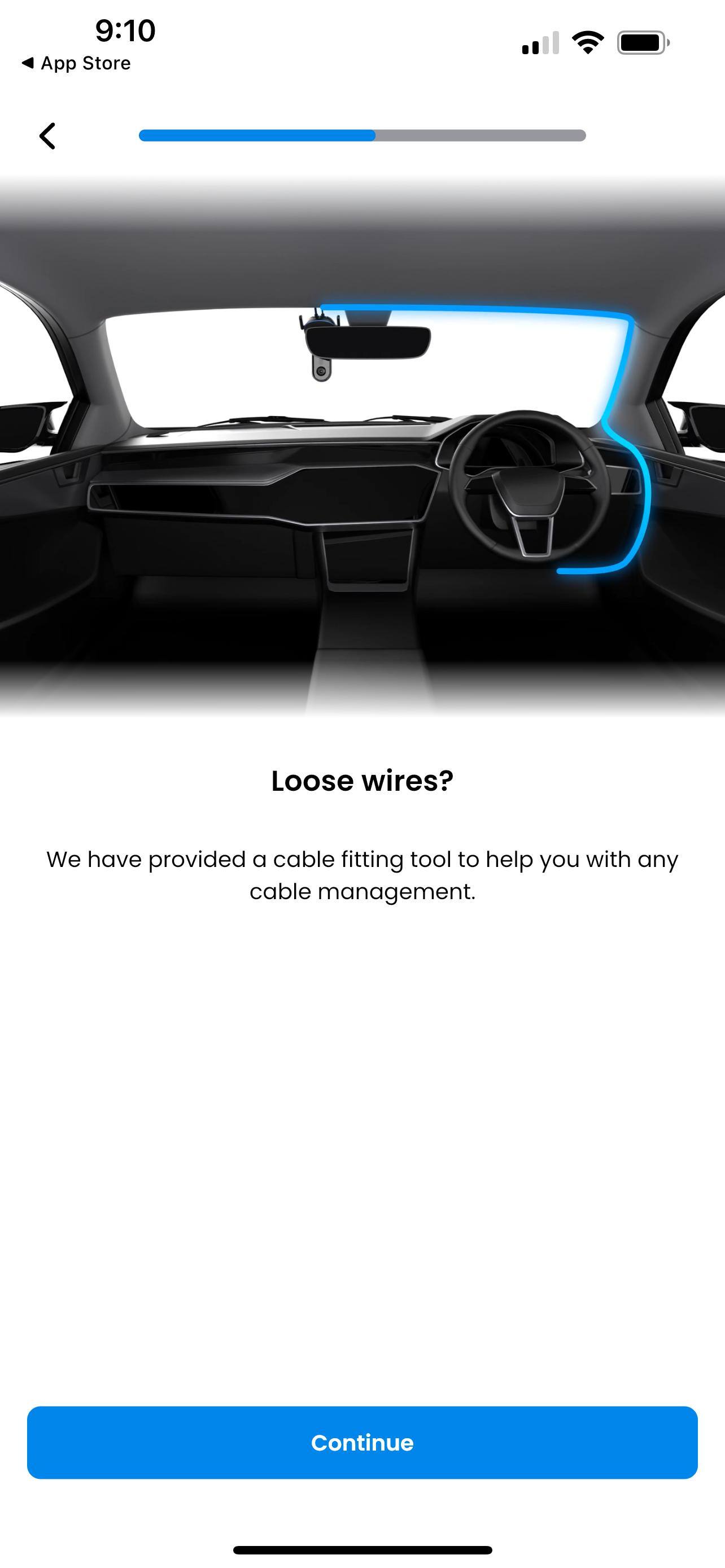 Cable management inside a car (that route doesn't exist in my vehicle), click to load a larger version