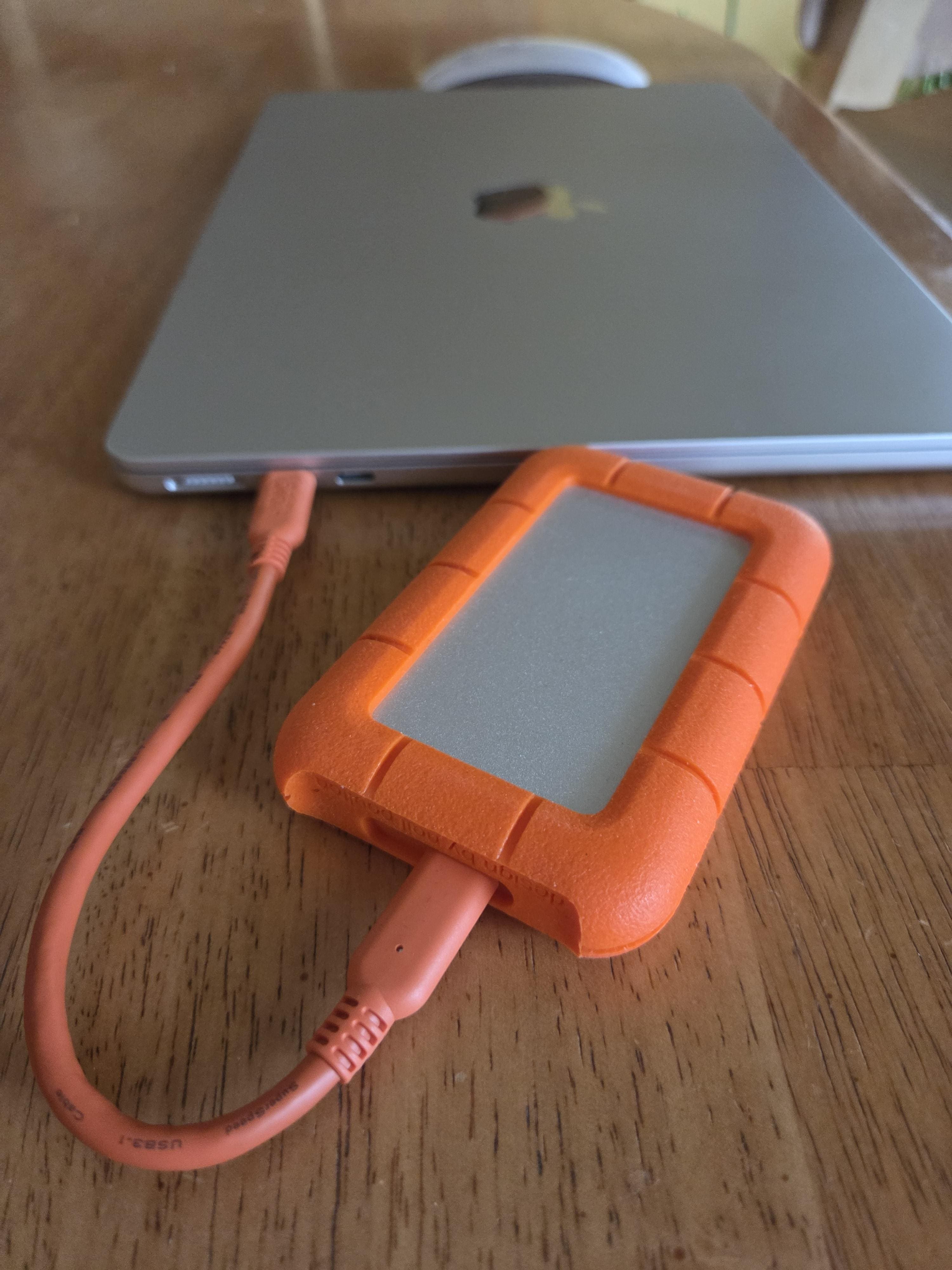 LaCie Rugged Mini SSD 1TB Solid State Drive USB 3.2 Gen 2x2