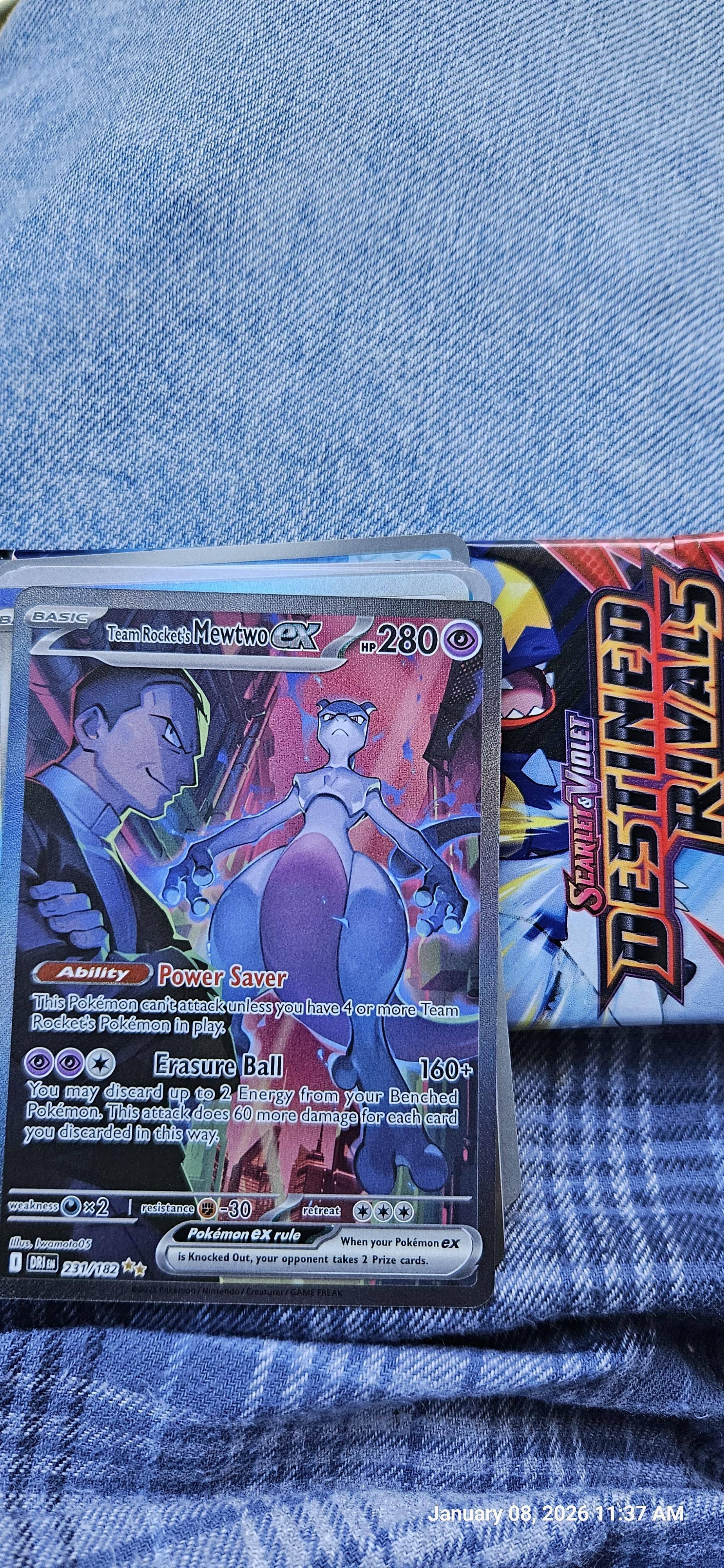 Pokmon Trading Card Game: Team Rocket's Mewtwo ex League Battle Deck  10-10122-101 - Best Buy