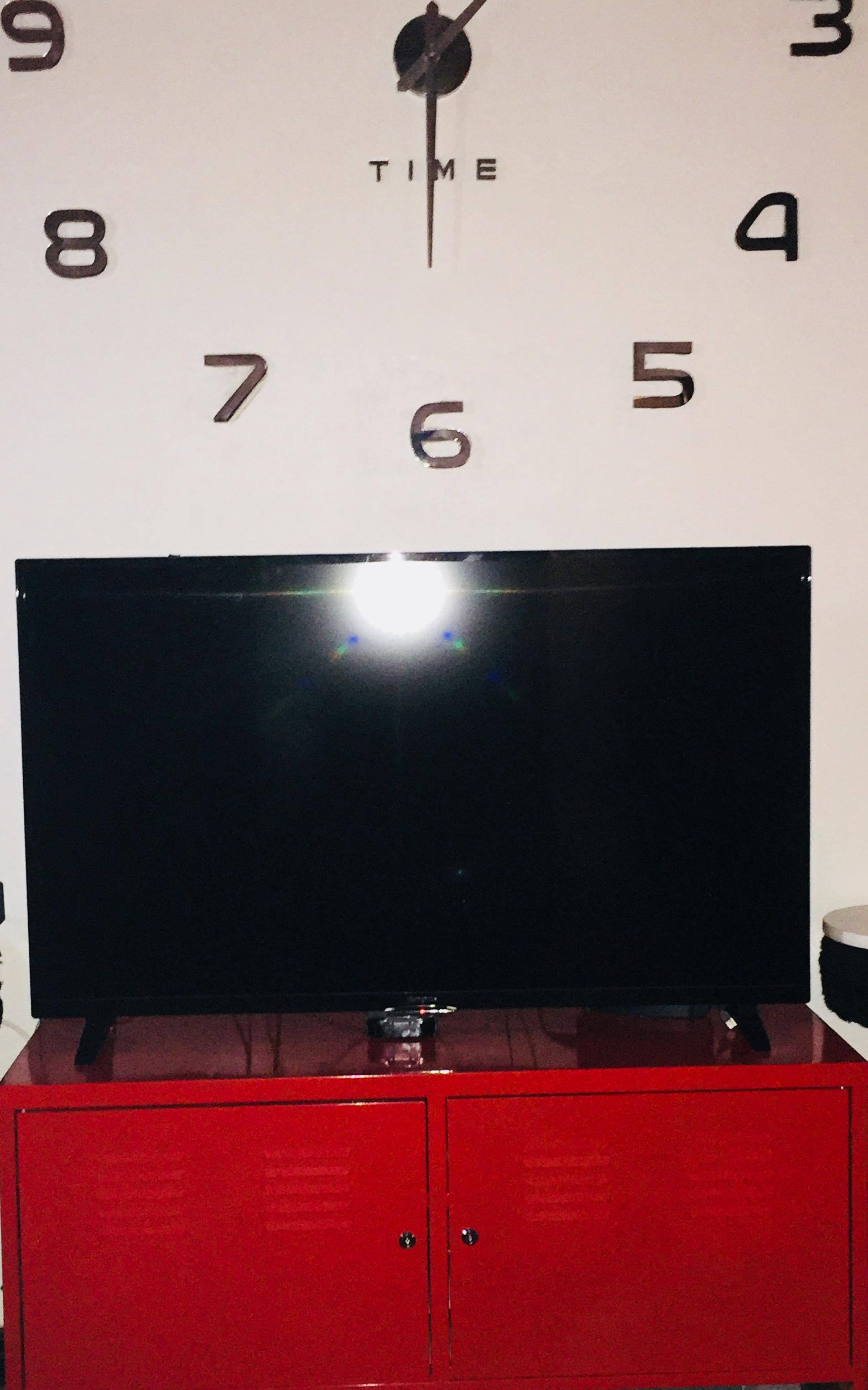 Photo of 55 inch television, click to load a larger version