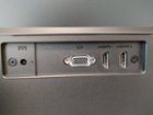 two HDMI, VGA(?!) and power, click to load a larger version