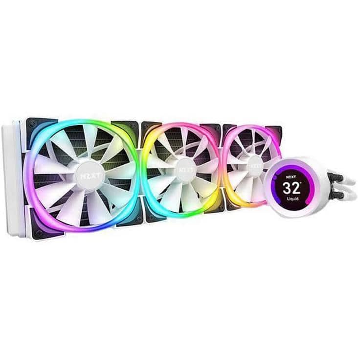 NZXT Kraken Z53 RGB 240mm ホワイト NZXT Kraken Z73 360mm Liquid Cooler with LCD Display LGA 1700