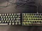 The left is the Apex 9 Mini, with the slightly dimmer presentation of RGB, click to load a larger version
