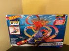 Best Buy: Hot Wheels Volcano Escape Motorized Track Set Orange/Blue FTD61