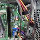 Pre-installed 8 GB RAM with one additional slot and additional SATA data/power connectors, click to load a larger version