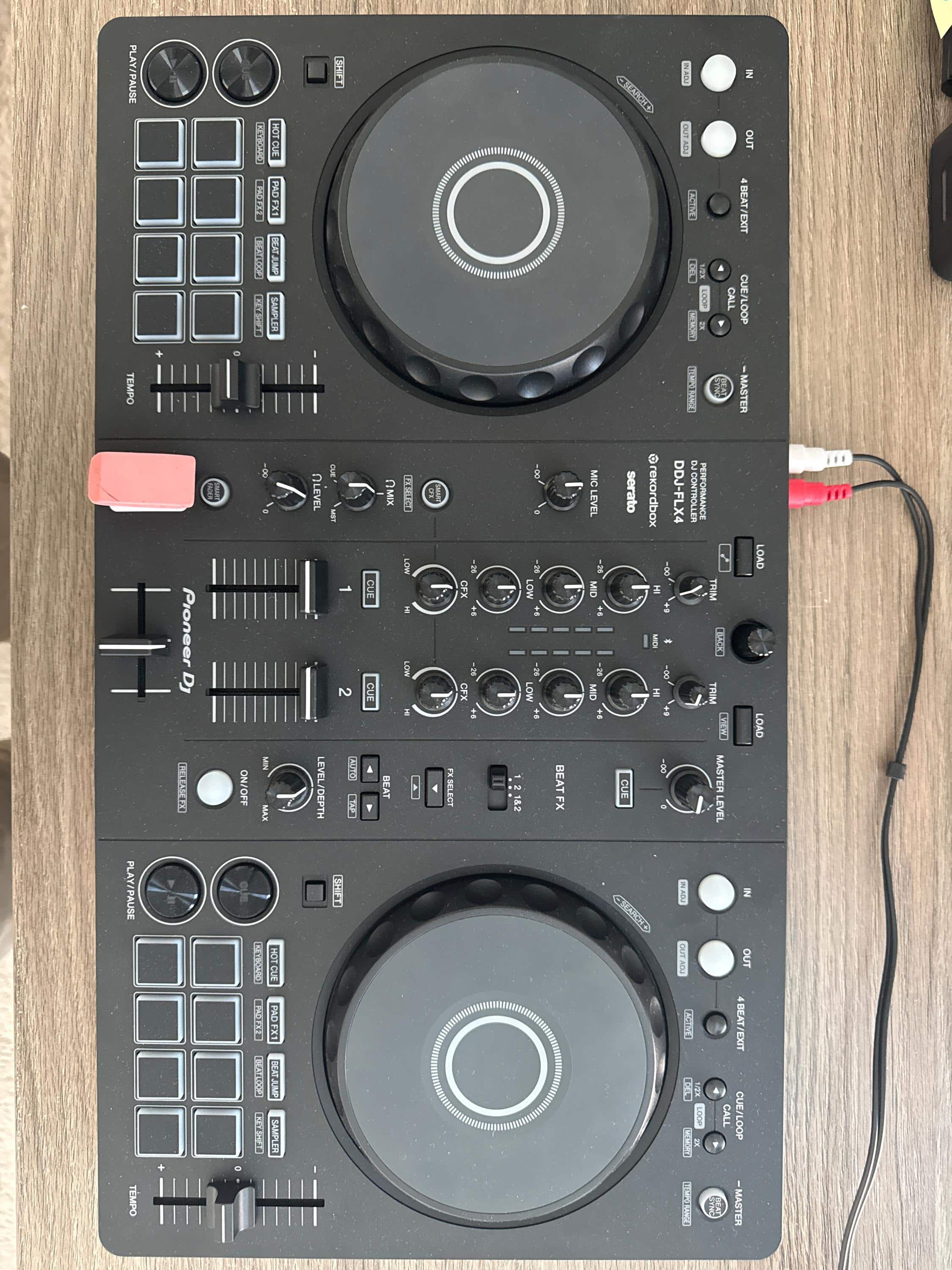 Pioneer DJ DDJ FLX4: 2 Channel DJ Mixer Black DDJ-FLX4/SXJ - Best Buy
