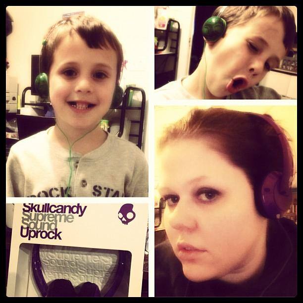 Top 2 photos are of the headphones from this review!, click to load a larger version