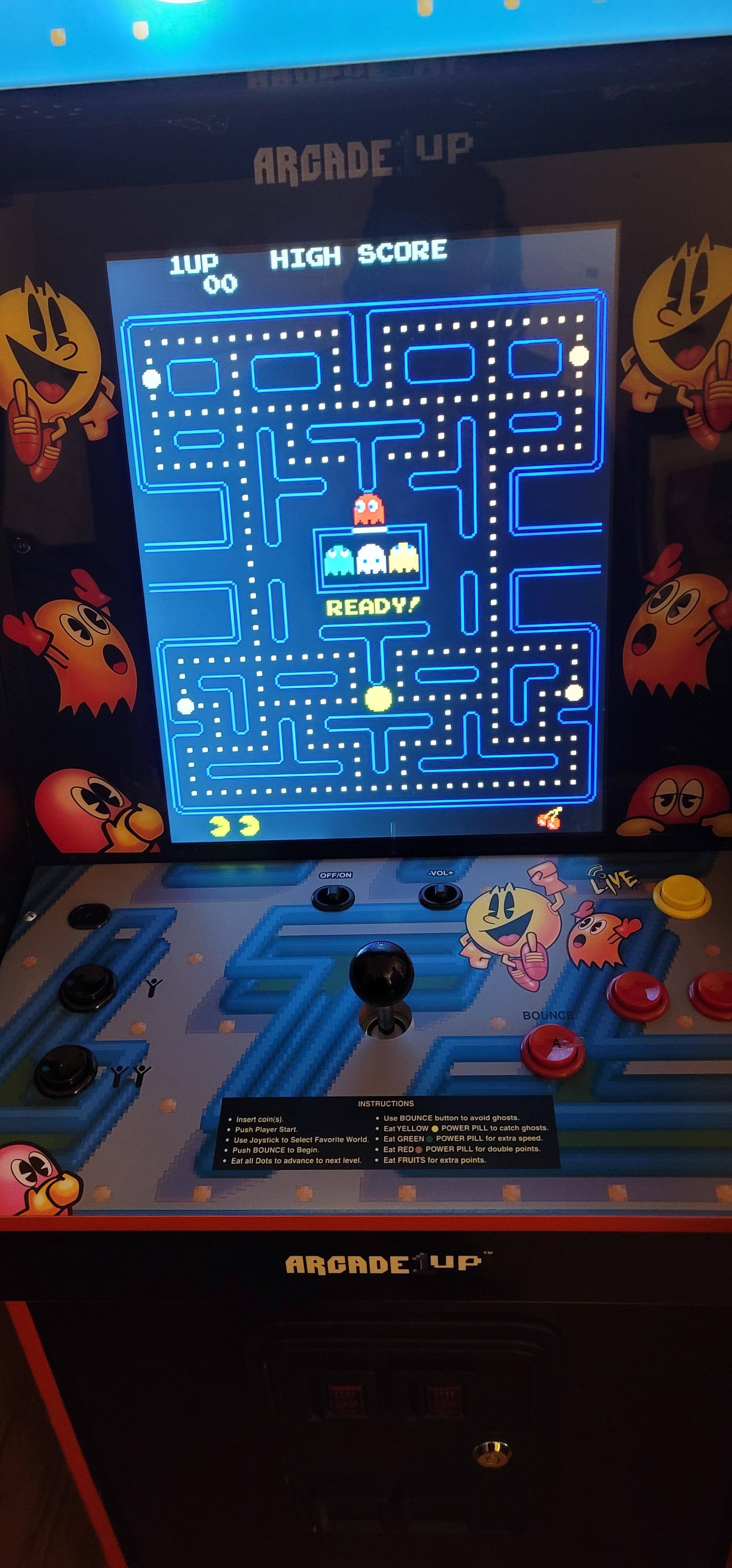 Bandai Namco Pac Mania Legacy Edition Arcade with Riser & Lit