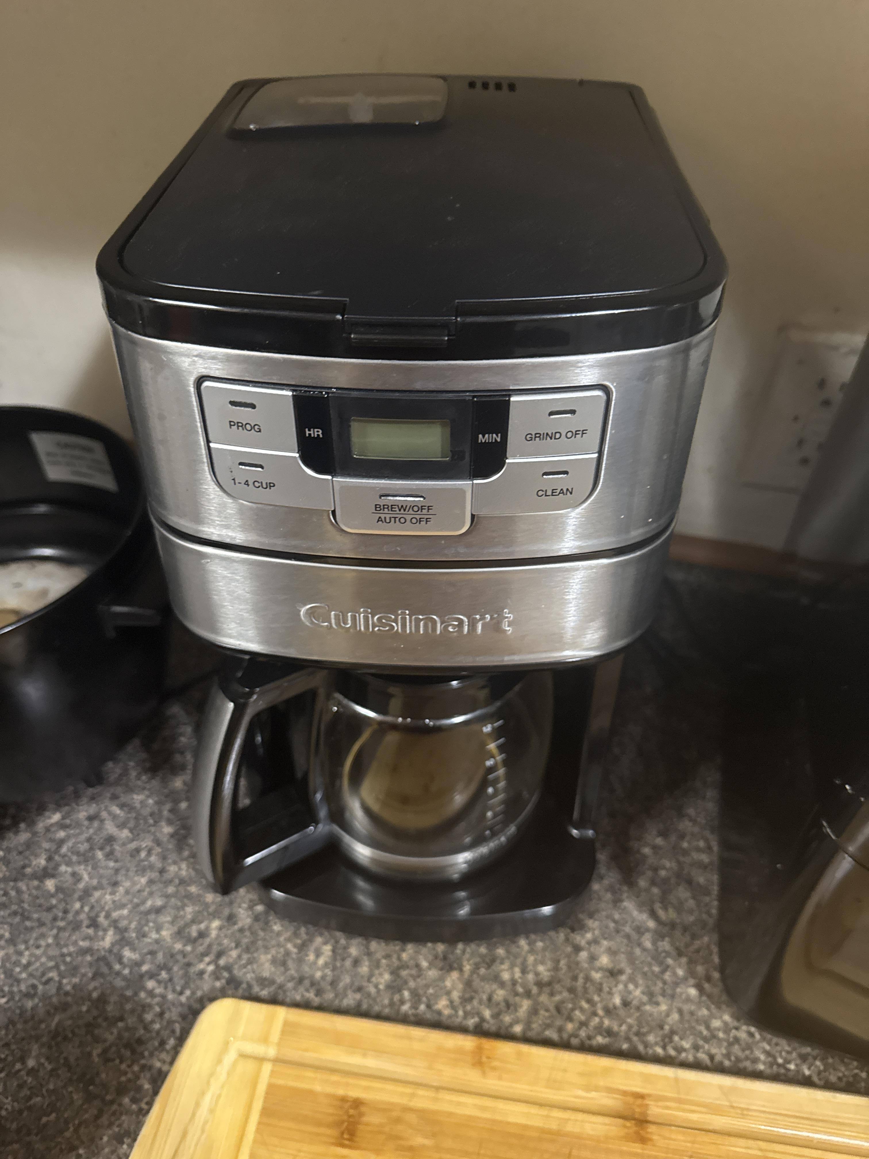 Cuisinart Automatic Grind and Brew 12 Cup Coffeemaker Black
