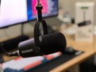 Shure MV7X mounted on my Samson MBA38 boom arm, click to load a larger version