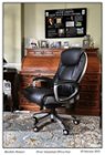 Best Buy: Serta Lautner Executive Office Chair Black with White Mesh  Accents 44942