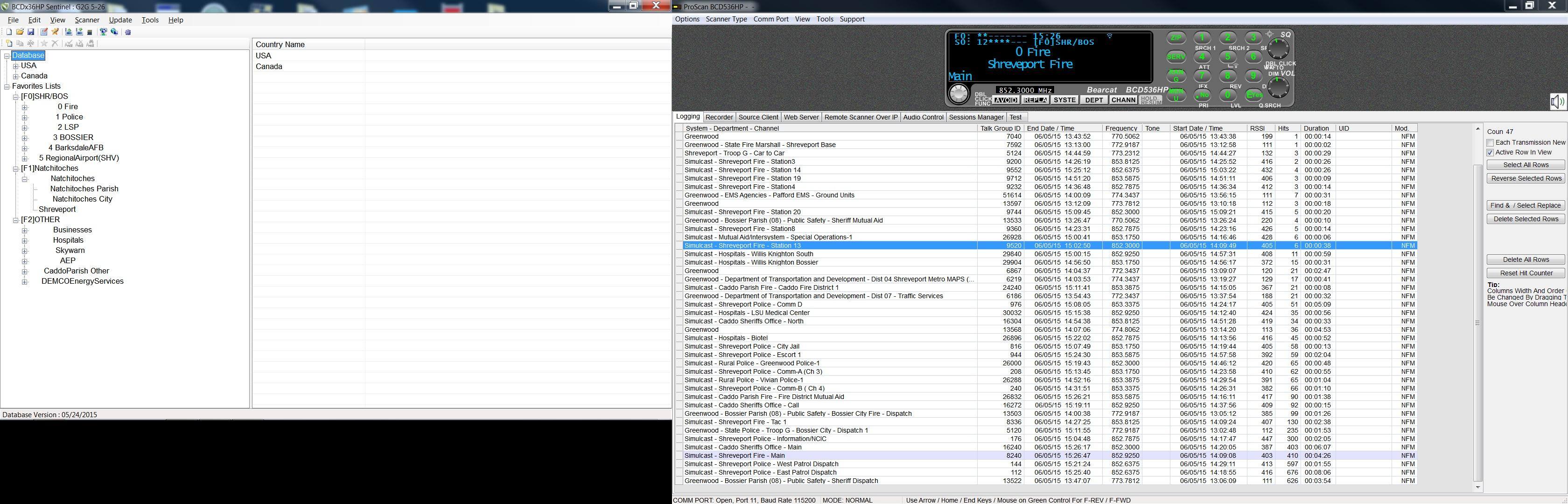 Sentinel and Proscan, click to load a larger version