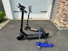 This e-scooter is huge, click to load a larger version