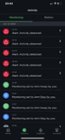 What the alerts look like in a list, click to load a larger version