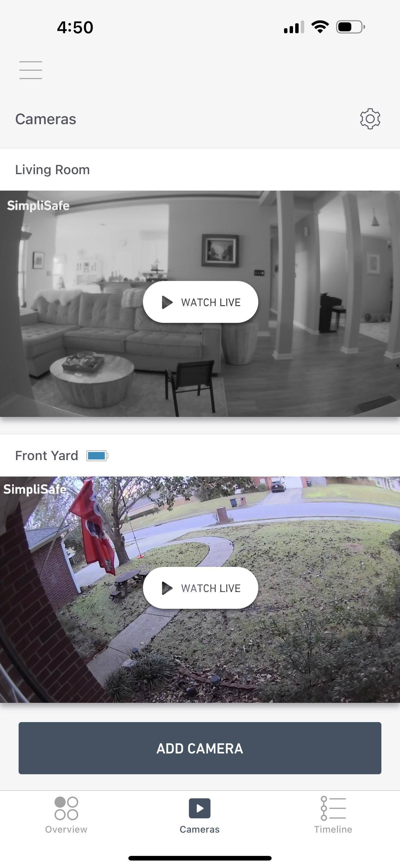Indoor camera never switches off night mode, even though it’s day time and the setting is set for auto switch., click to load a larger version