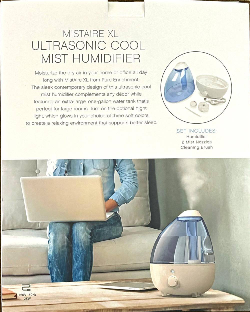 Two caps come with this so you can distribute humidity in one or two directions., click to load a larger version