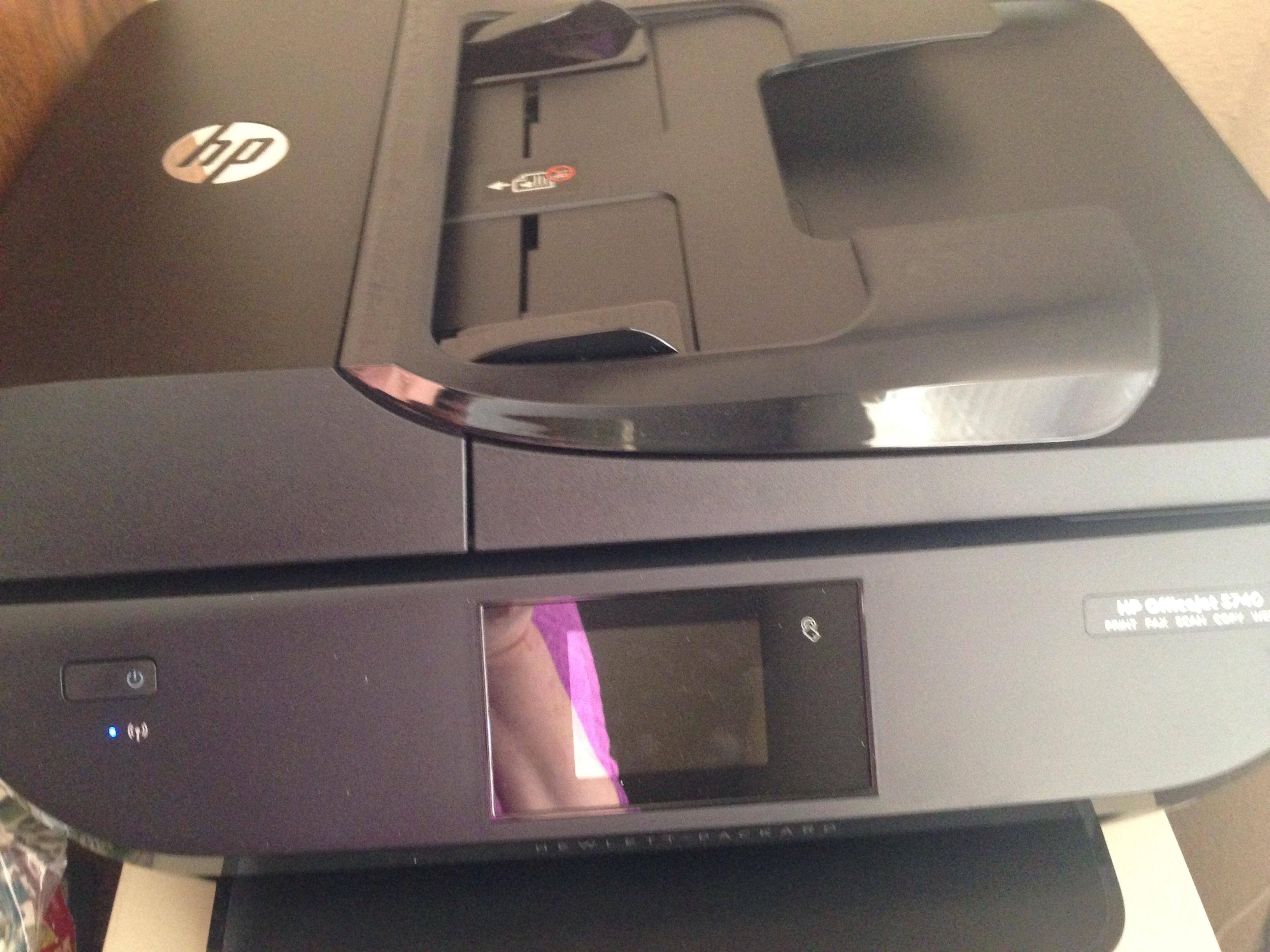 HP Officejet 5740, click to load a larger version