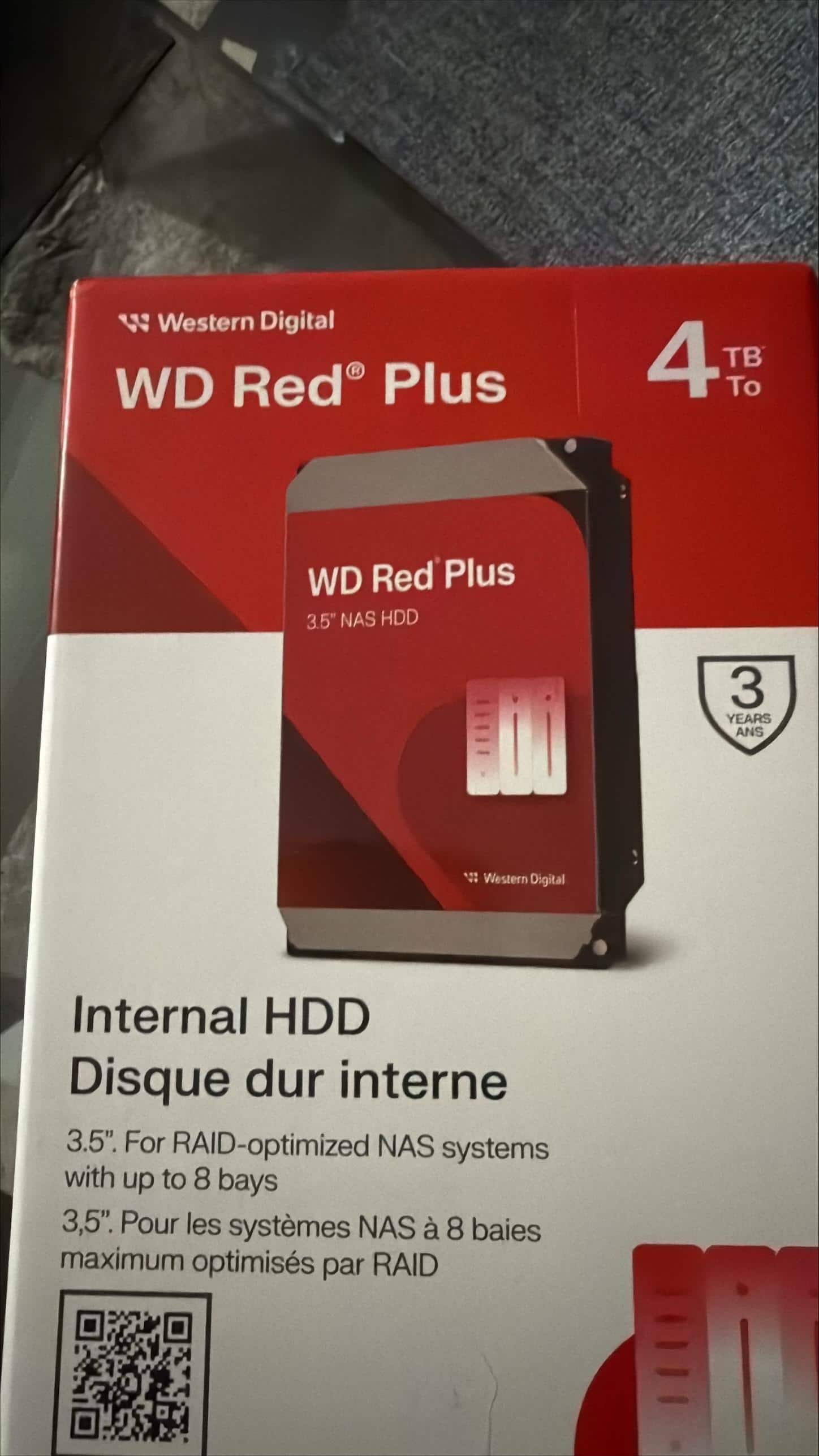 WD Red Plus 4TB NAS Internal Hard Drive WD40EFPX - Best Buy