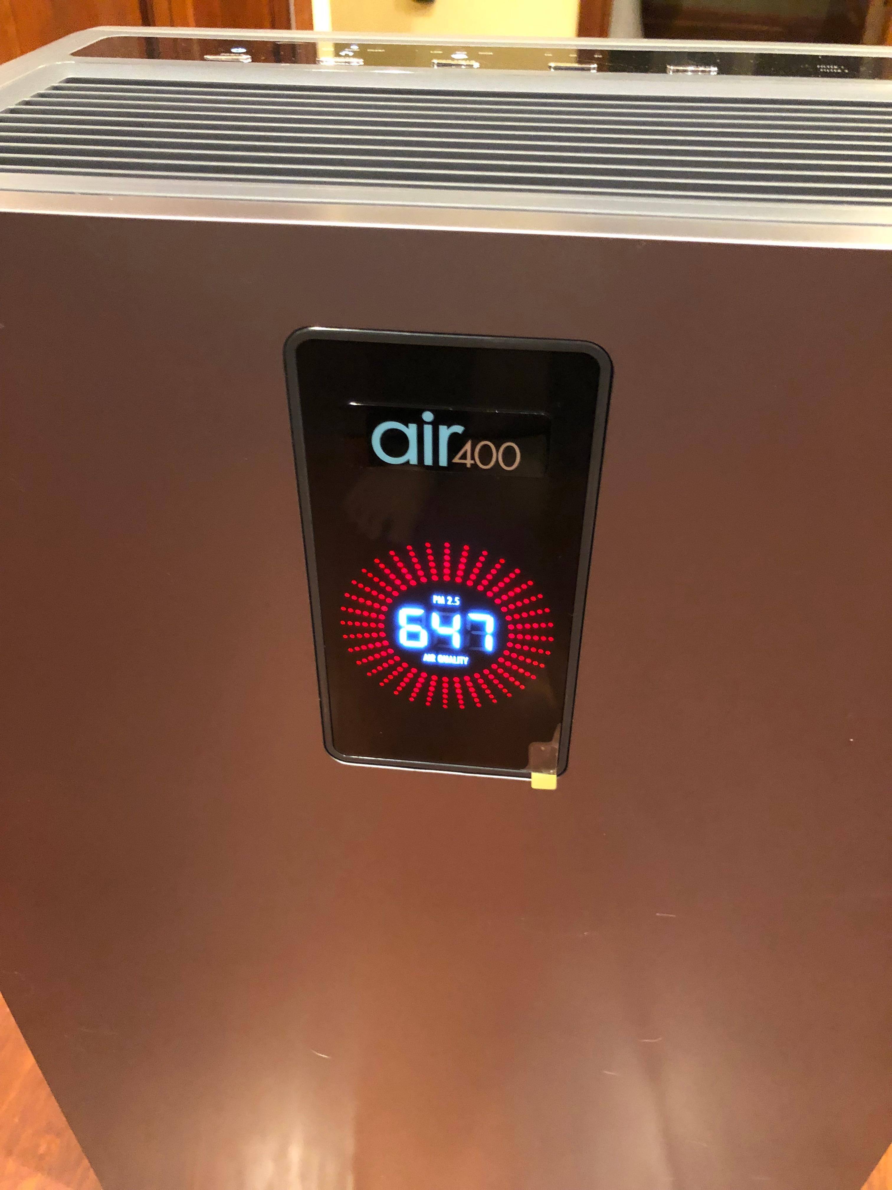 Numerical Air Quality display, click to load a larger version