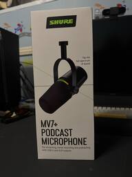 Shure MV7+ USB C/XLR Dynamic Podcast Microphone MV7+-K Shure MV7+ USB C/XLR Dynamic Podcast Microphone MV7+-K