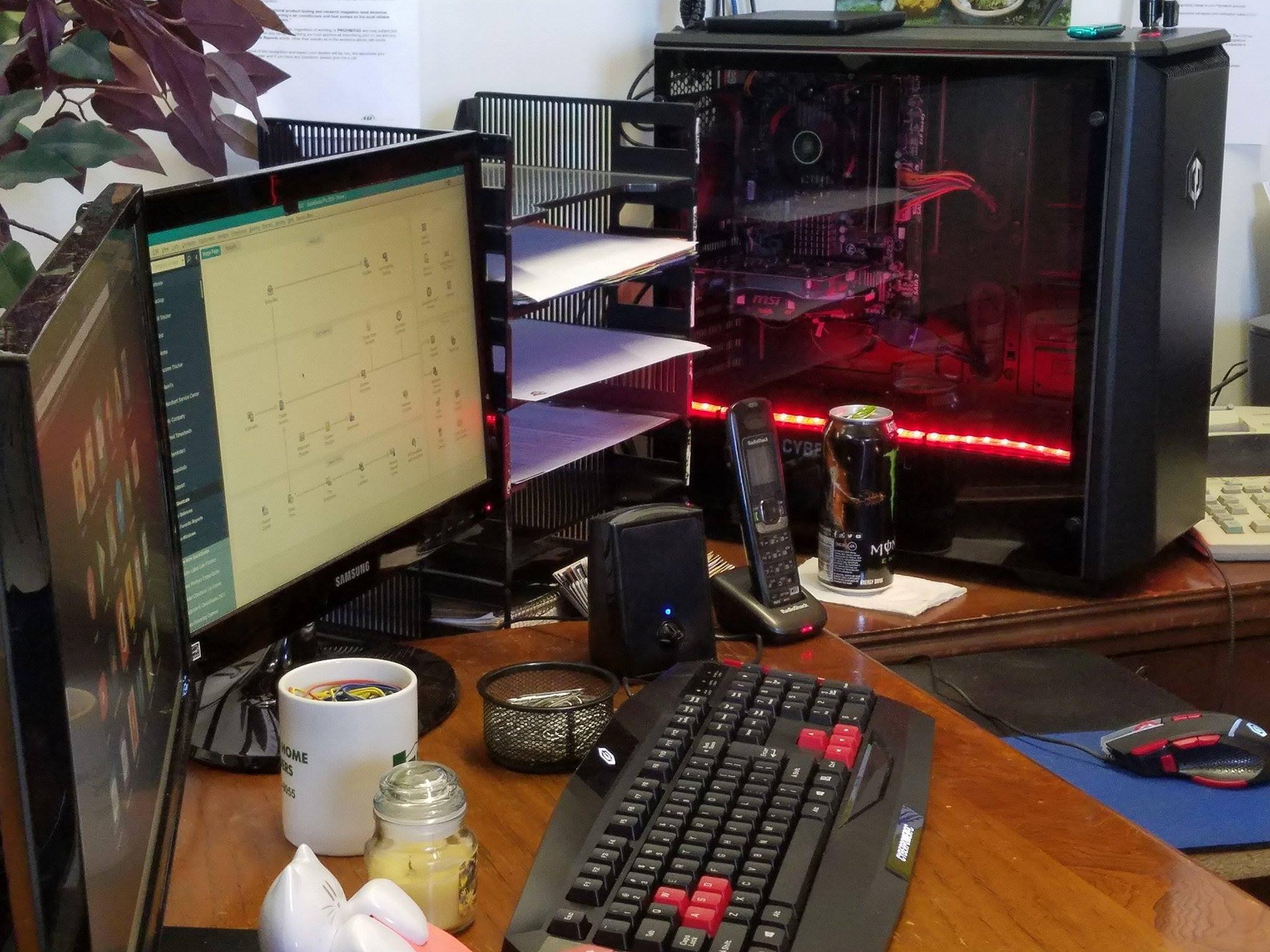 My office PC, click to load a larger version