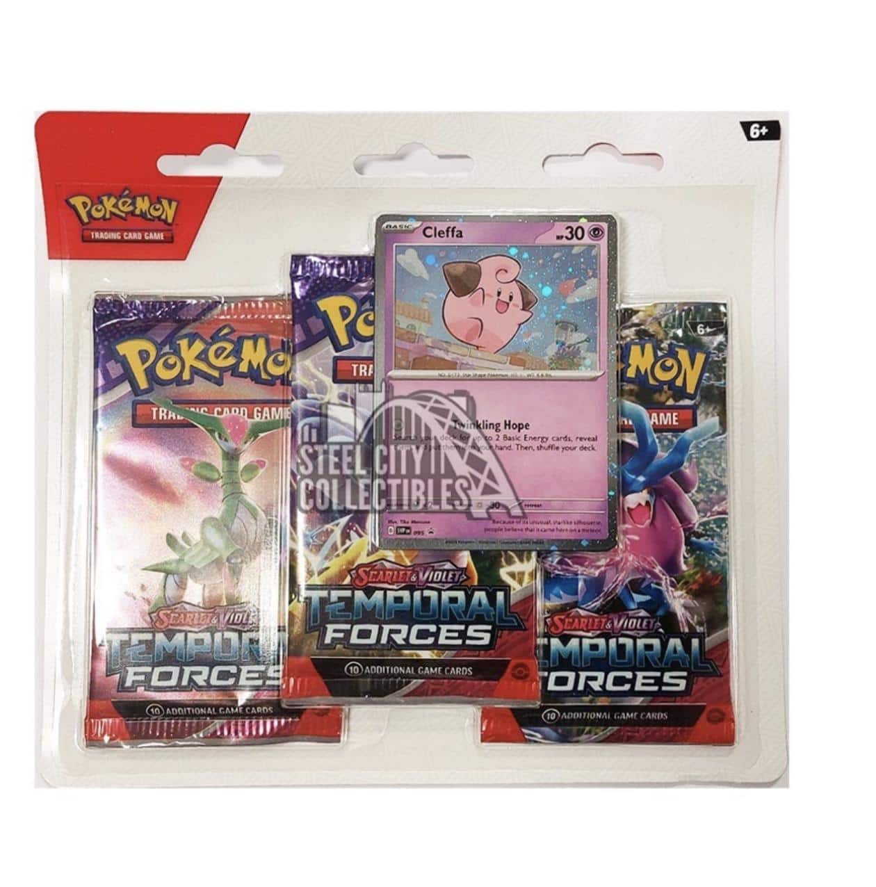 Pokmon Trading Card Game: Scarlet & Violet Temporal Forces 3pk Booster  Styles May Vary 188-87646 - Best Buy