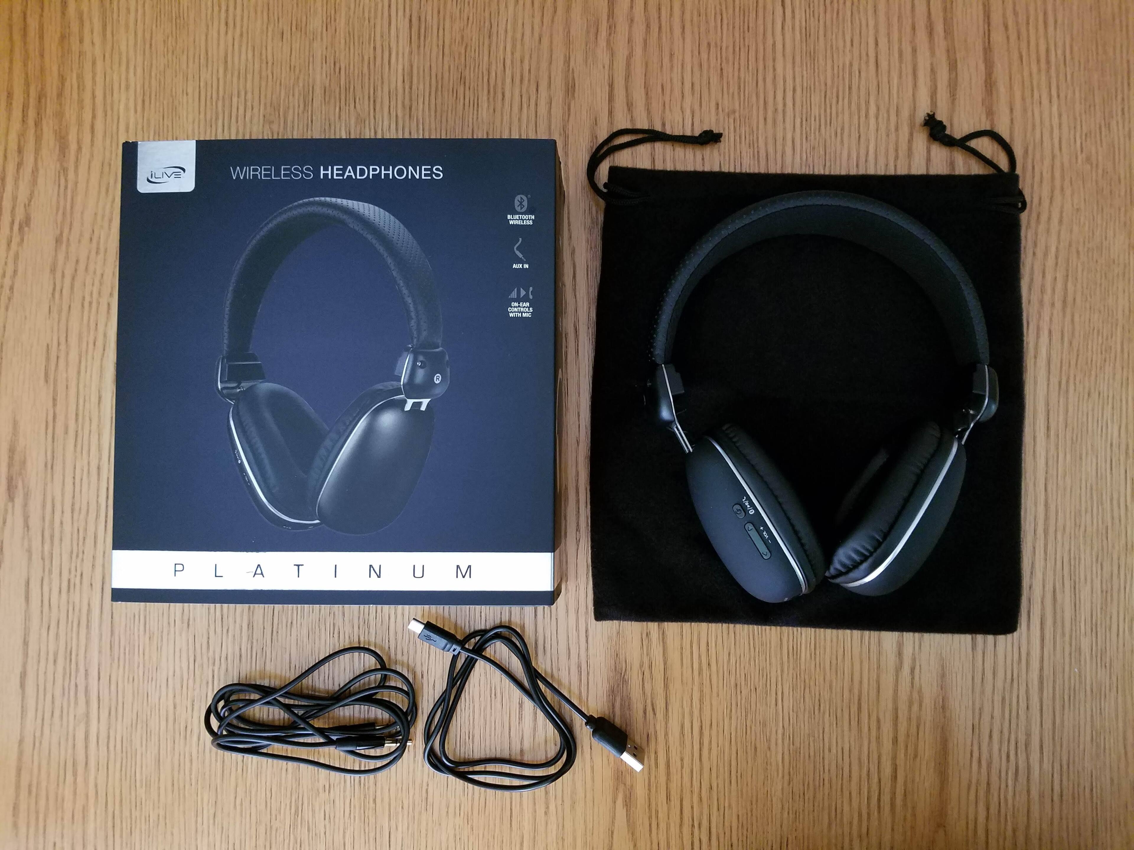 The headphones, the packaging, and included accessories, click to load a larger version