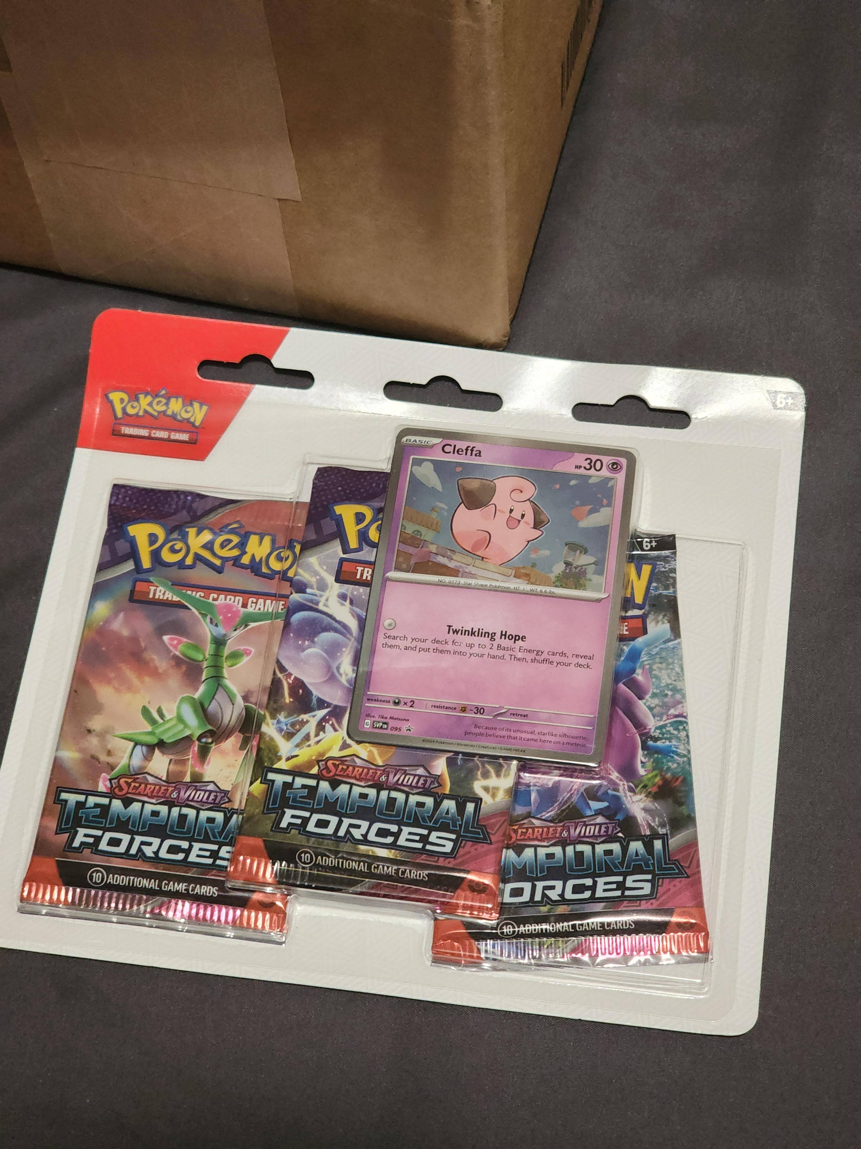 Pokmon Trading Card Game: Scarlet & Violet Temporal Forces 3pk Booster  Styles May Vary 188-87646 - Best Buy
