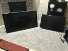 New LG next to the old 42" LG, click to load a larger version