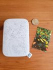 My first print, with quarter for scale., click to load a larger version