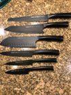 Best Buy: Schmidt Brothers Jet Black 7-Piece Knife Block Set Matte  Black/Stainless Steel SBCJB07PM1