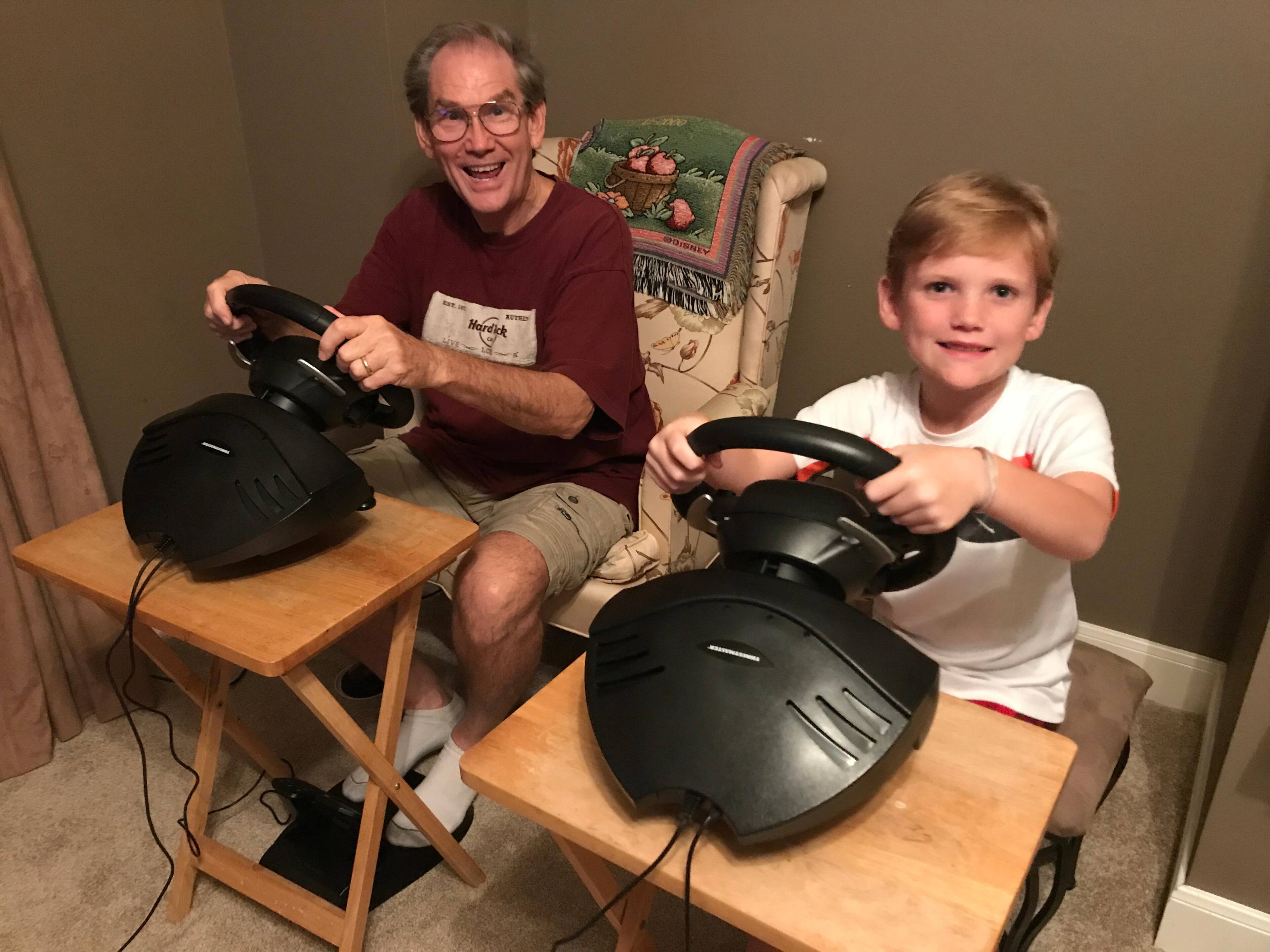 Grandson and Grandfather, click to load a larger version