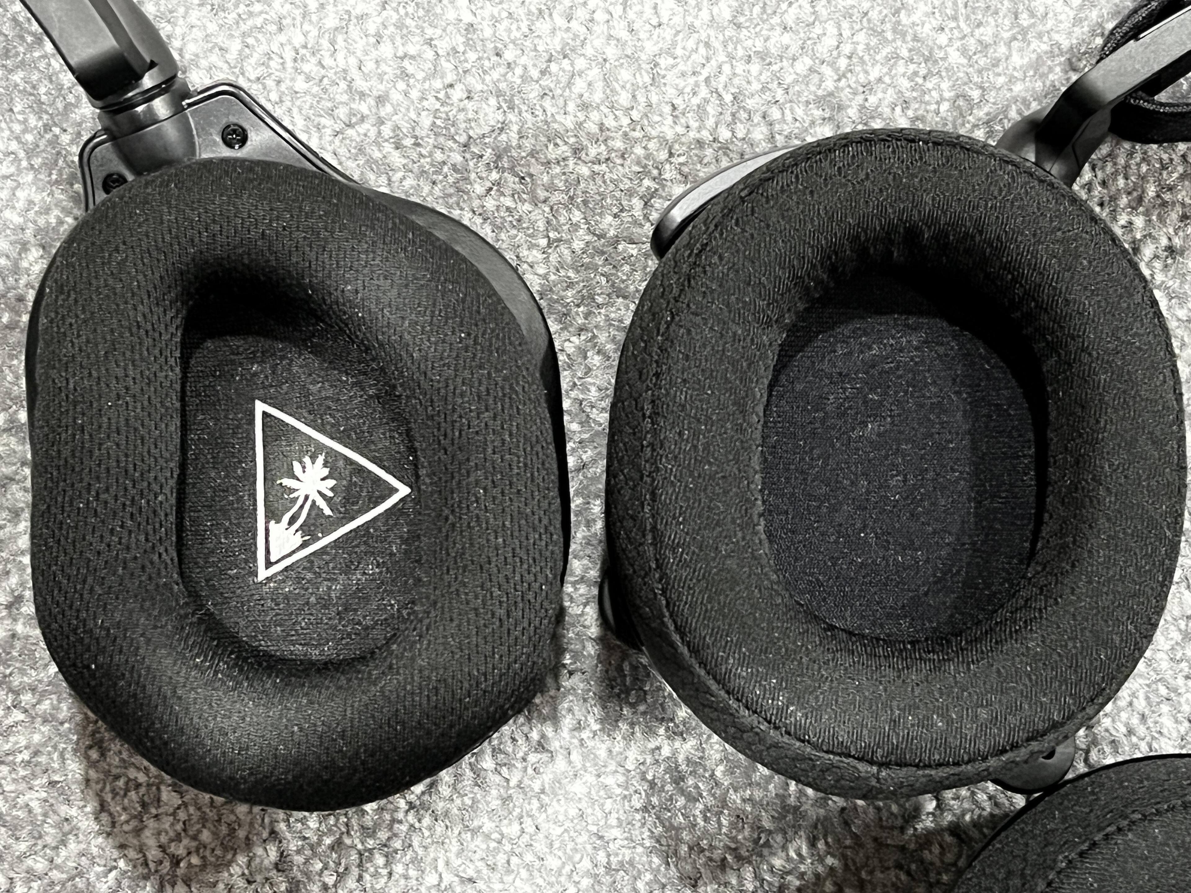Ear Cup Shape vs a Competitor (Turtle Beach on the Left), click to load a larger version