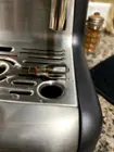 Steam wand is sturdy metal and removeable for cleaning, click to load a larger version