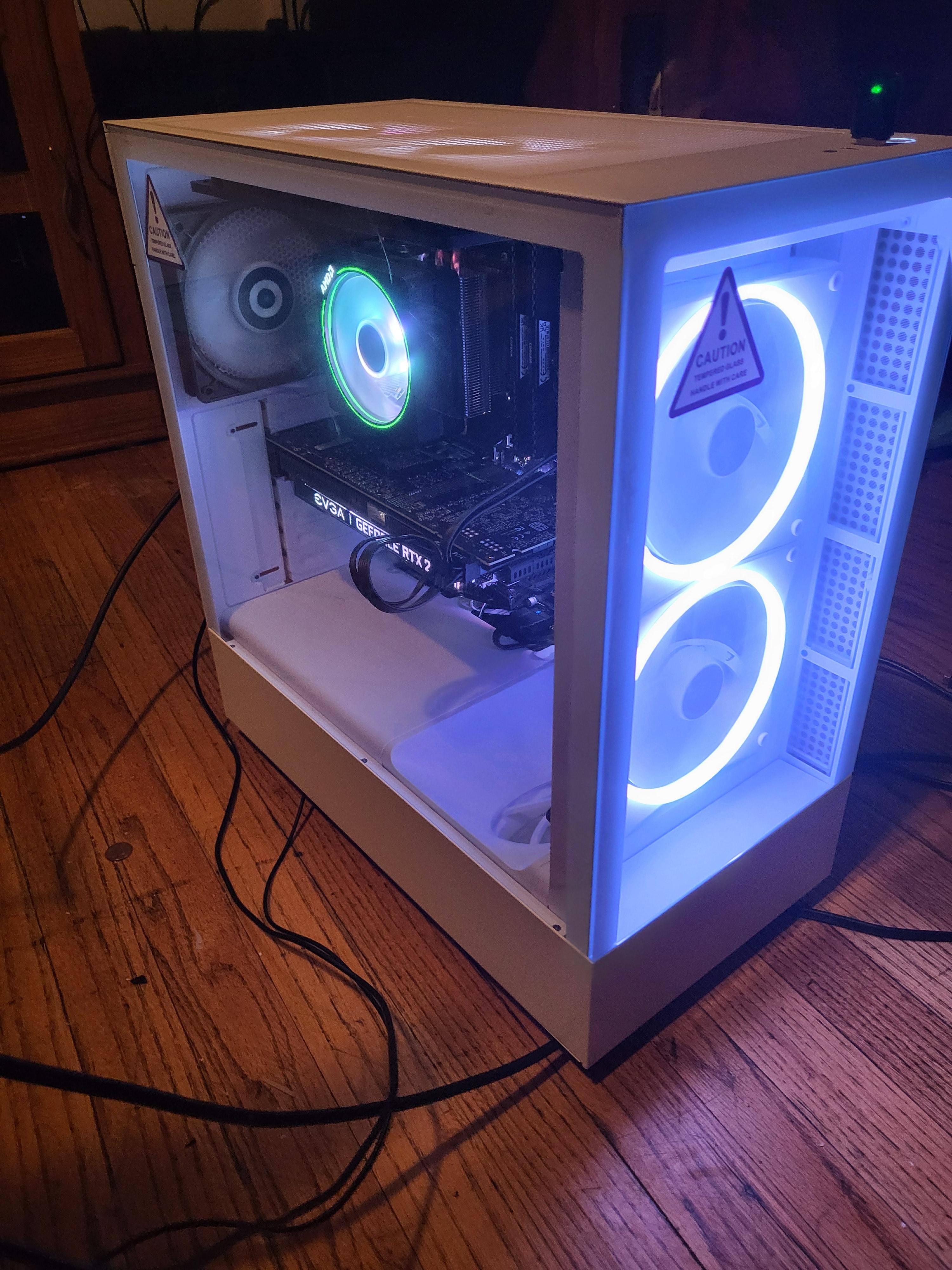 NZXT H5 Elite ATX Mid Tower PC Case White CC-H51EW-01 - Best Buy