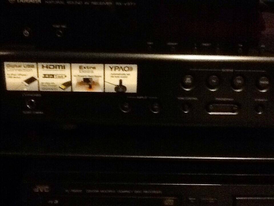 Yamaha receiver-RXV377, click to load a larger version