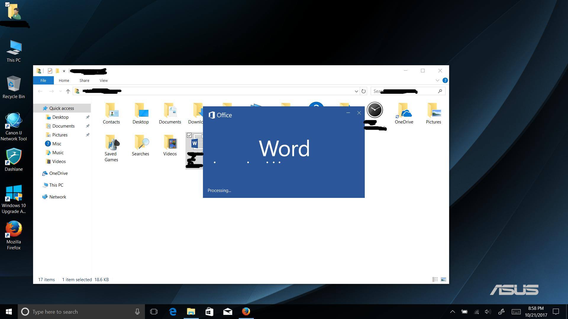 Slow computer. Takes 30 seconds just to load Word., click to load a larger version