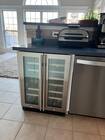 Insignia - 42-Bottle or 128-Can Dual Zone Wine and Beverage Cooler with Glass Doors - Stainless Steel