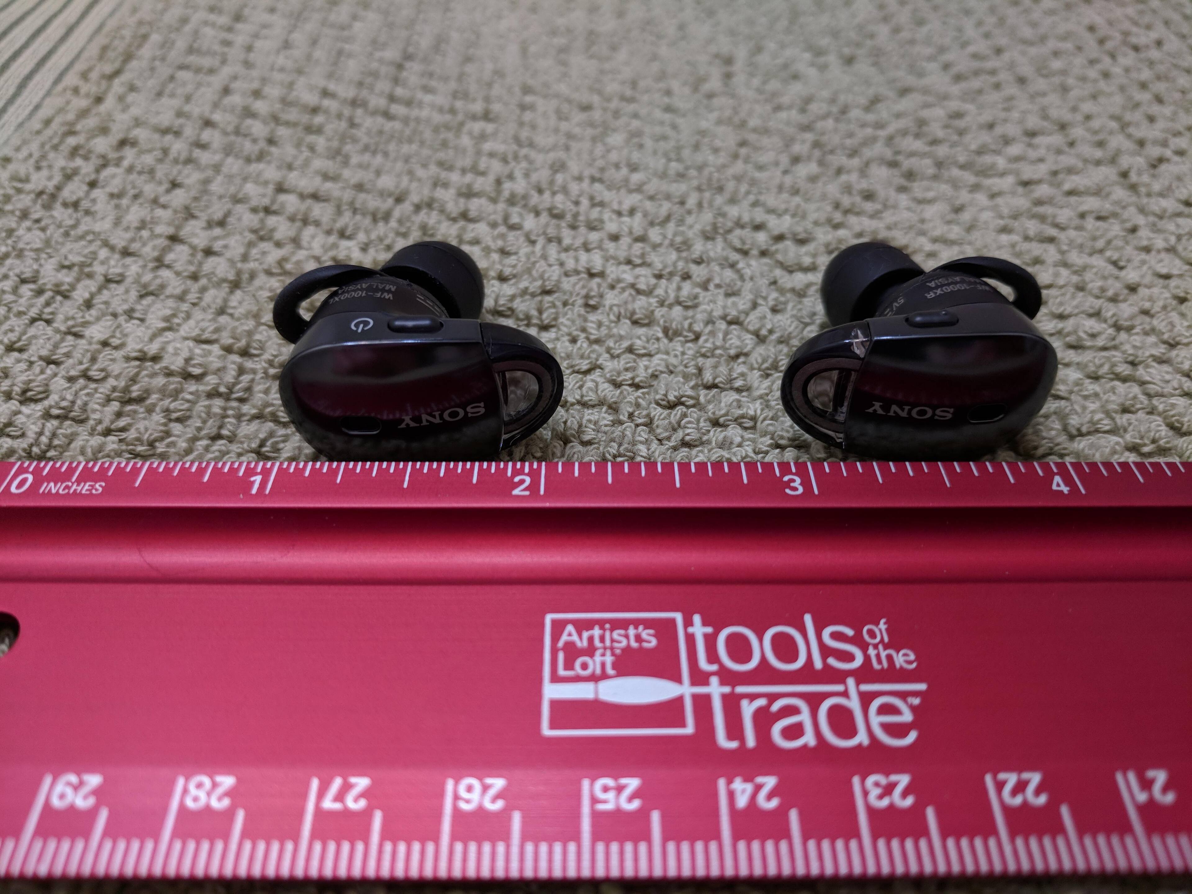 Earbud Length, click to load a larger version