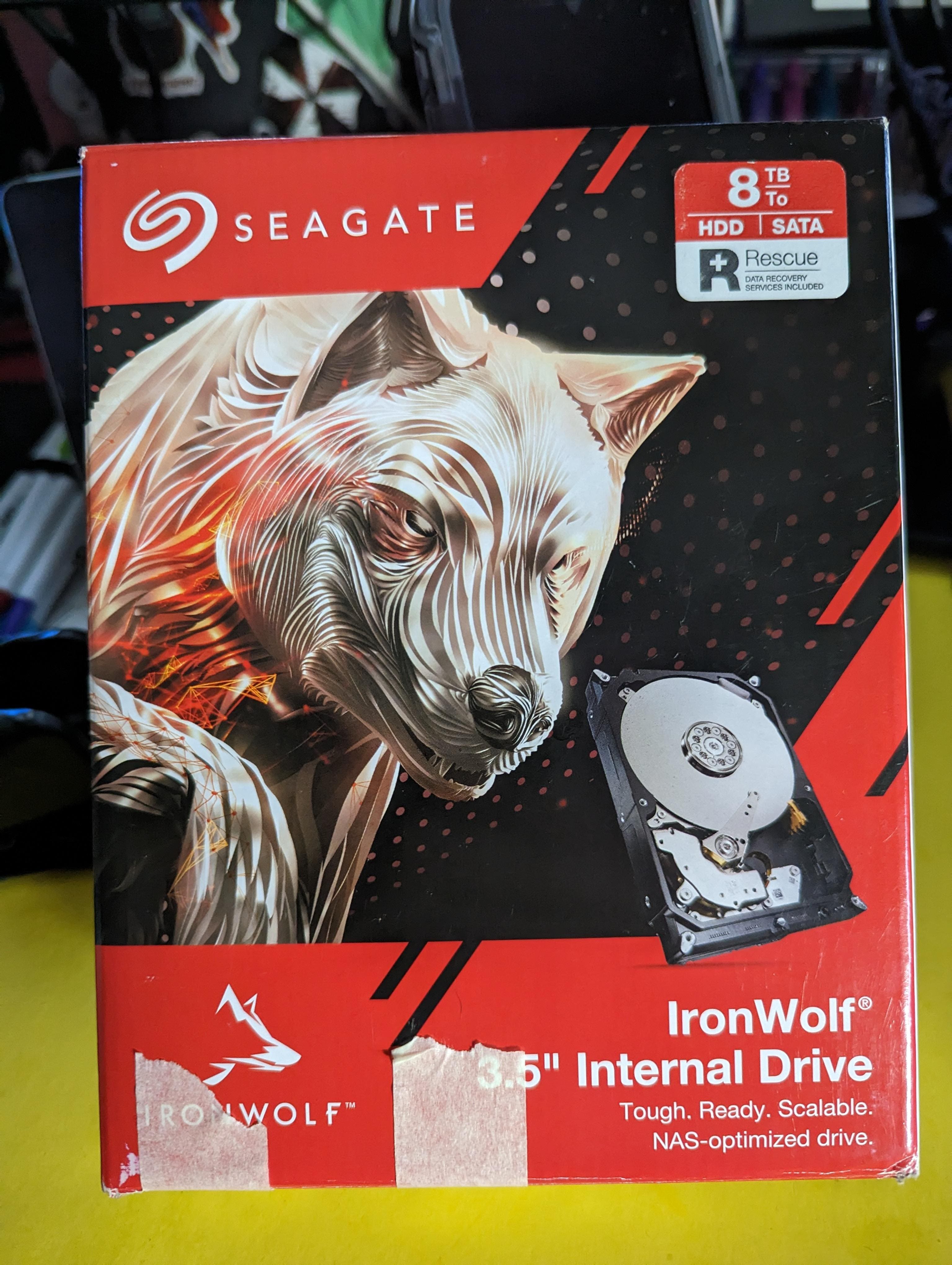 Seagate IronWolf 8TB NAS Internal Hard Drive with Rescue Seagate IronWolf 8TB NAS Internal Hard Drive with Rescue